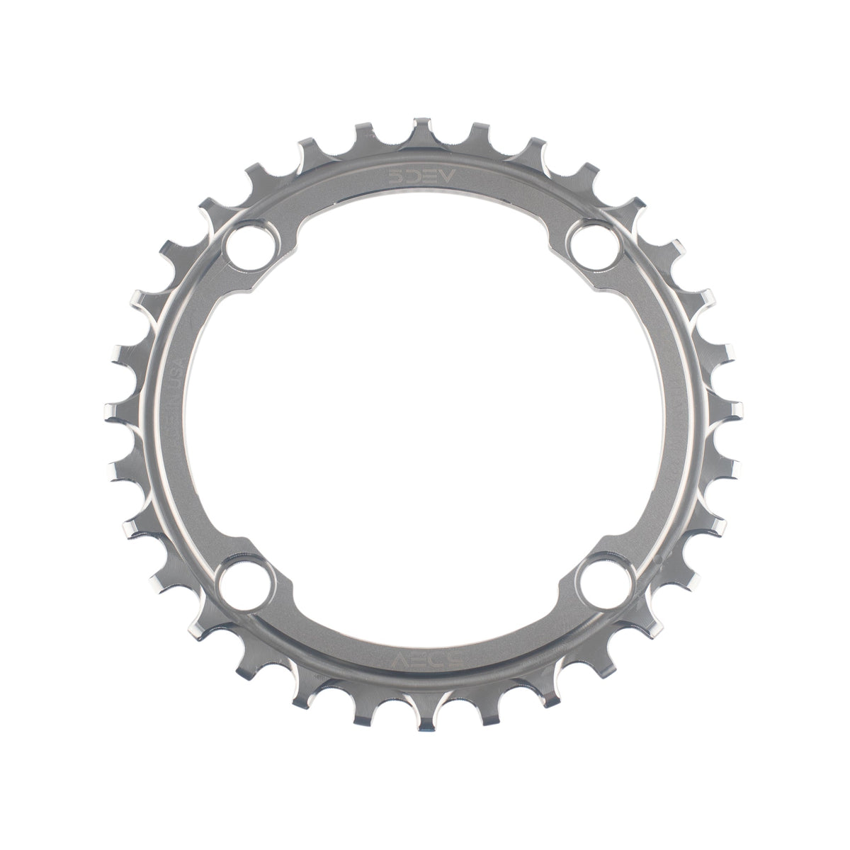 104BCD Titanium Chainring - 5DEV 34T