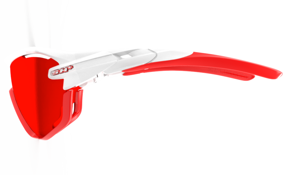 SH+ Sunglasses - RG 5400 White/Red w/Red Lens
