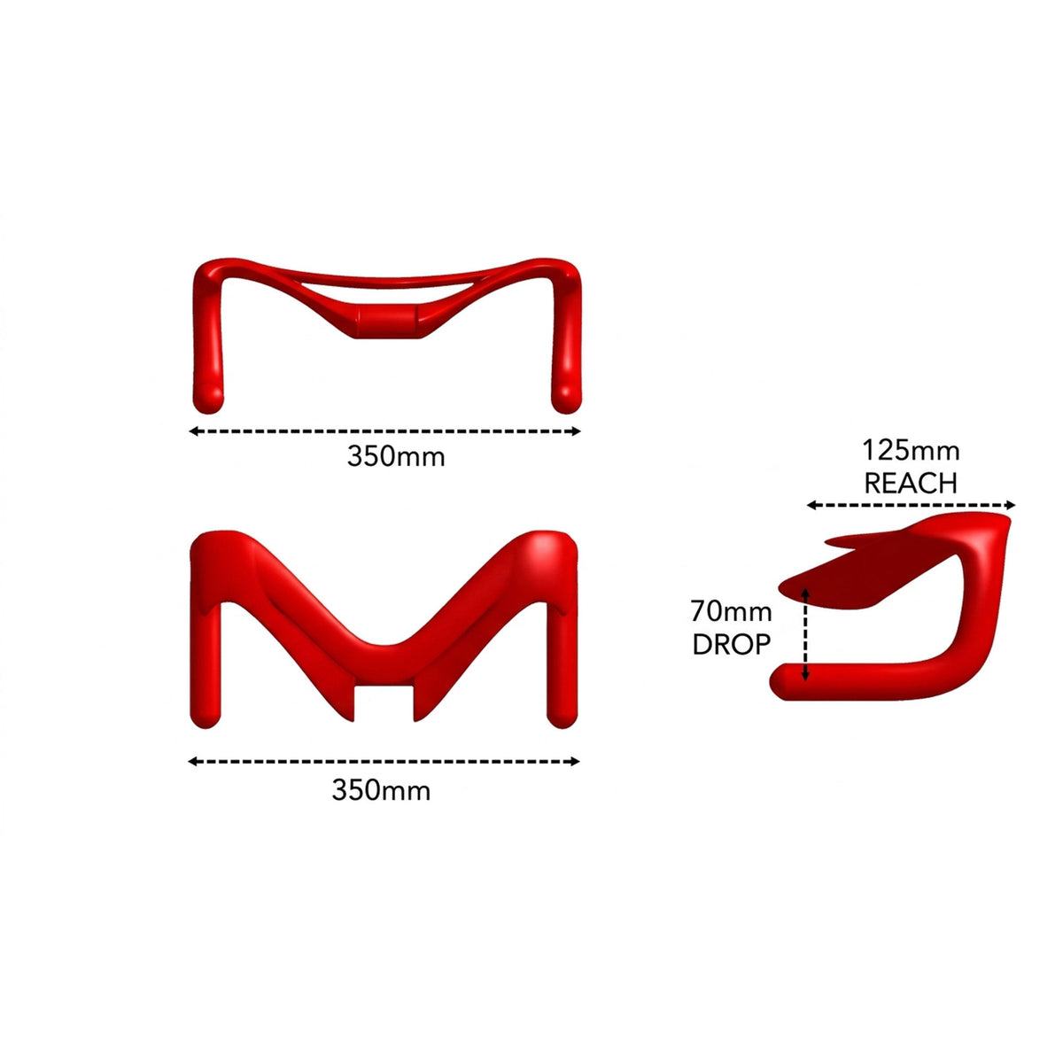 AeroCoach Blitz Carbon Track Handlebar