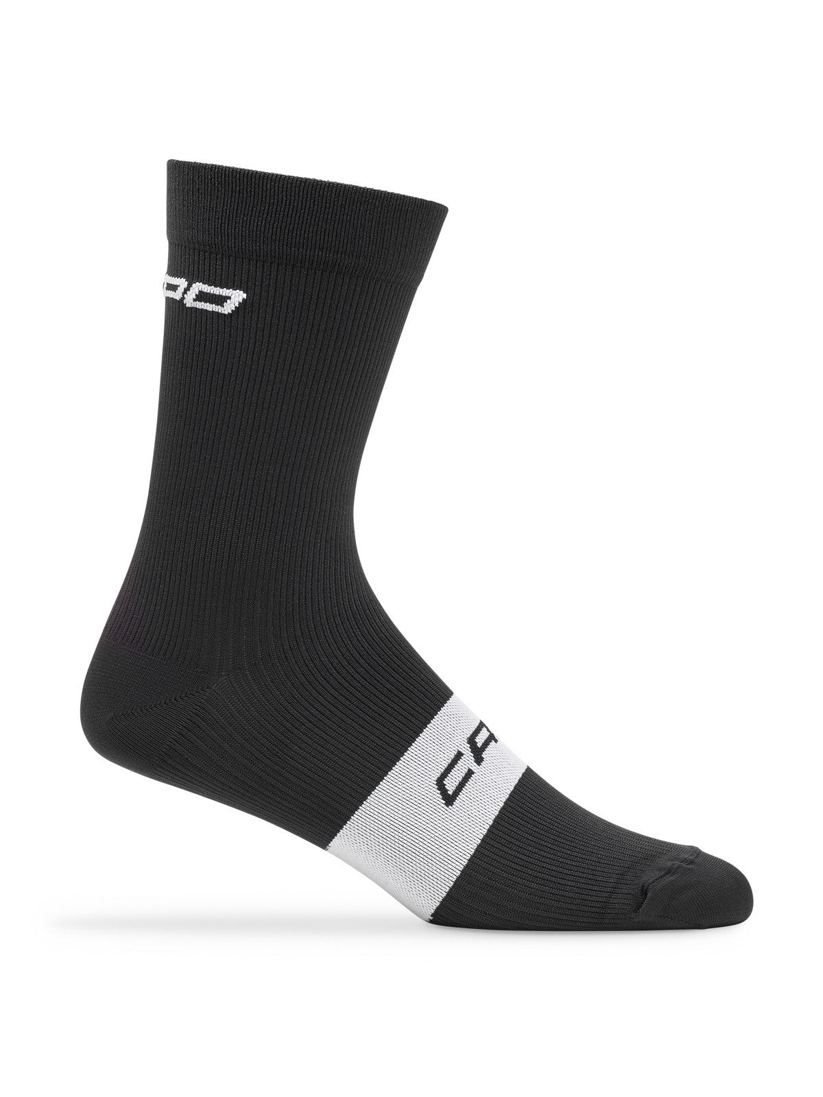 Capo Active Compression 15cm Q-Skin Sock - Black