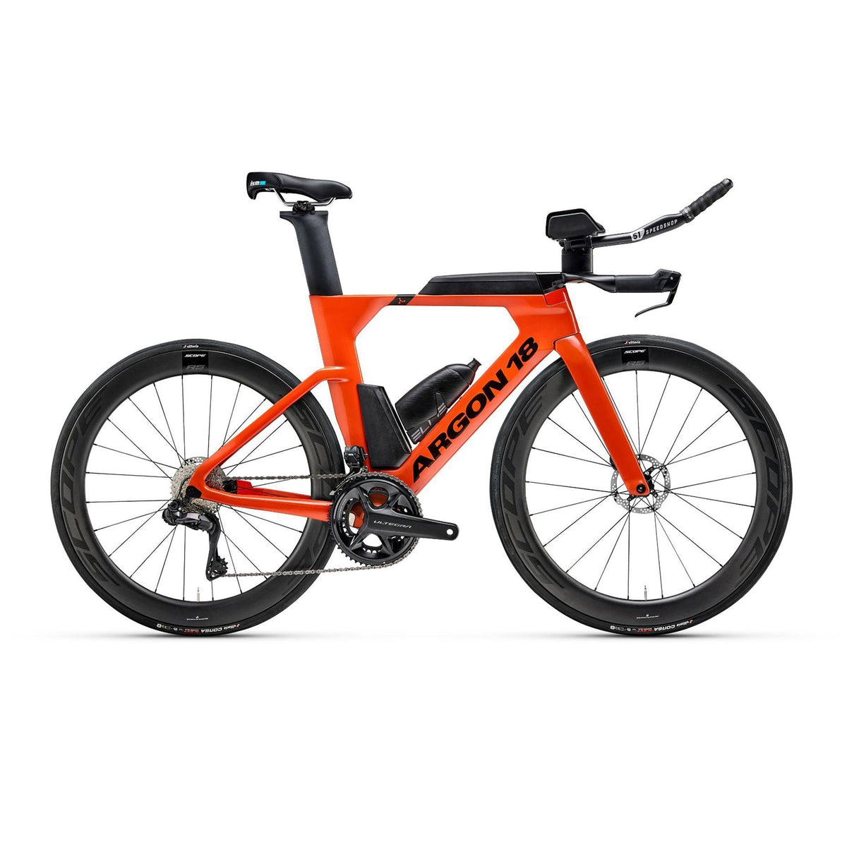 Argon 18 E - 117 Ultegra Di2 Bike Flaming Red