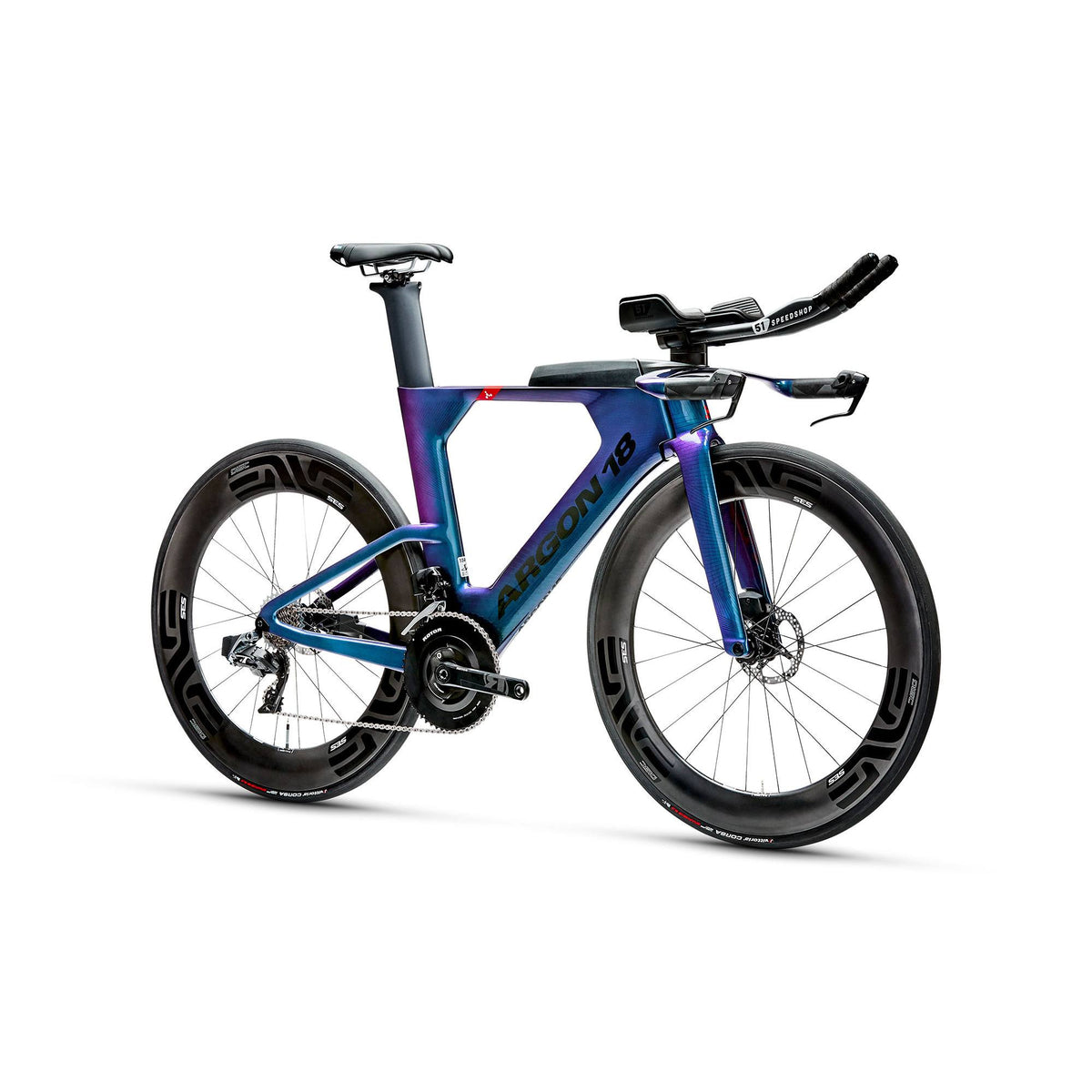 Argon 18 E - 119 Tri+ Disc Red AXS Bike Dig Me Beach