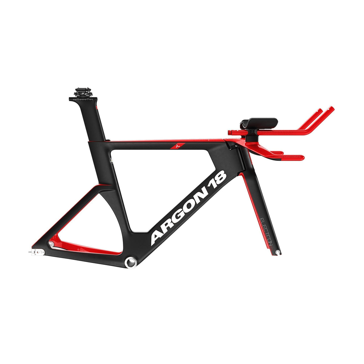 Argon 18 Electron Pro RIO Pursuit Frameset Black Matte / Red Gloss