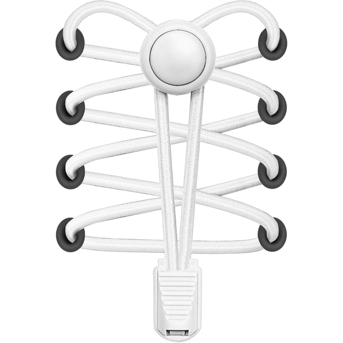 Bread Round Locks Elastic Cloud White