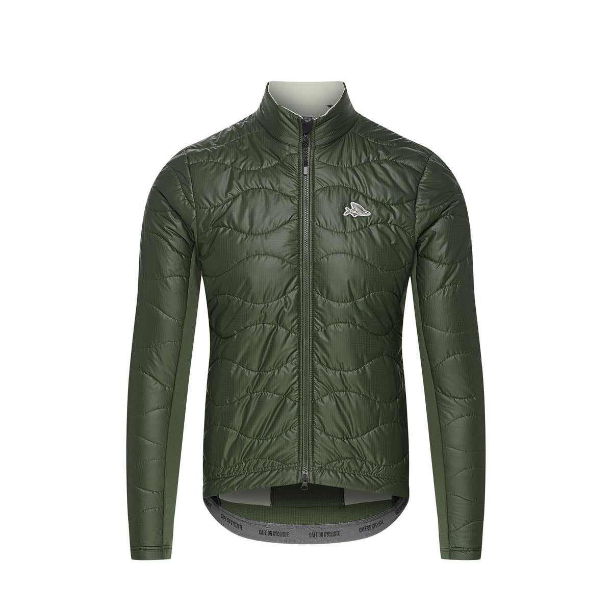 Cafe du Cycliste Albertine Thermal Jacket Mens Khaki