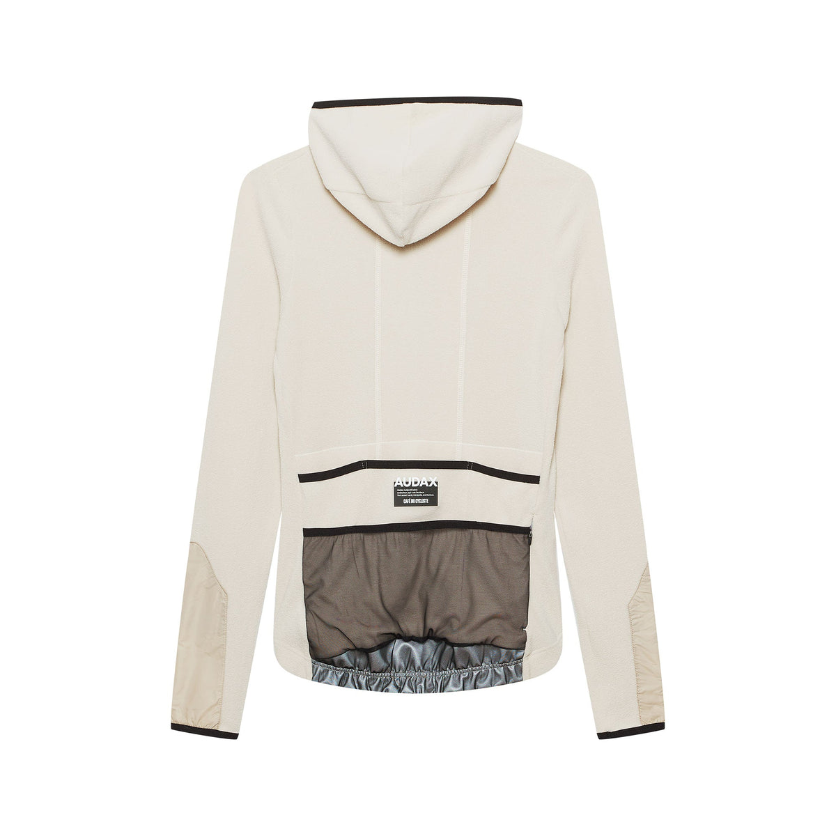 Cafe du Cycliste Ingrid Microfleece Long Sleeve Jersey Womens Pearl Grey