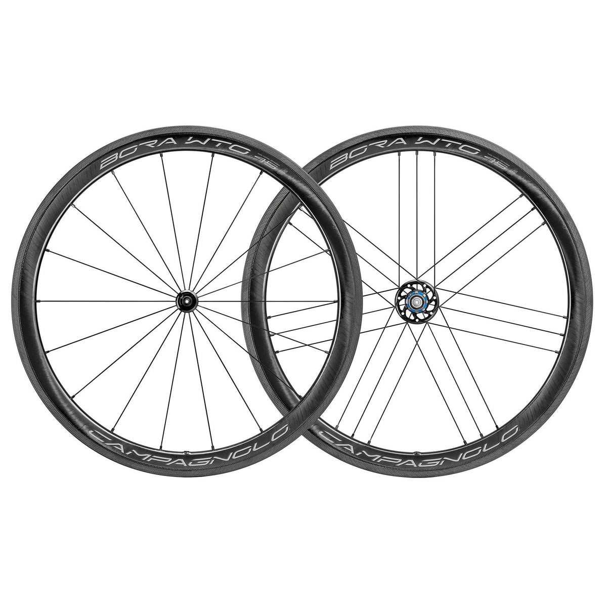 Campagnolo Bora WTO 45 Rim - Brake 2 - Way Fit Wheelset Bright Label