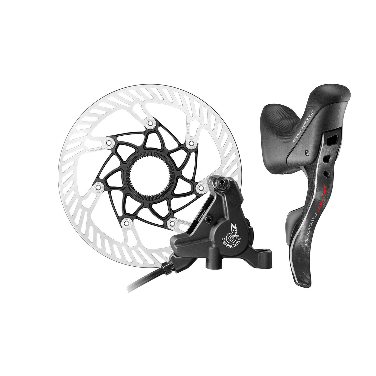 Campgnolo Super Record Disc 12s Hydraulic Shifter Set Black