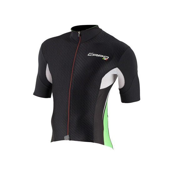 Capo Volta Short Sleeve Jersey Black / Green