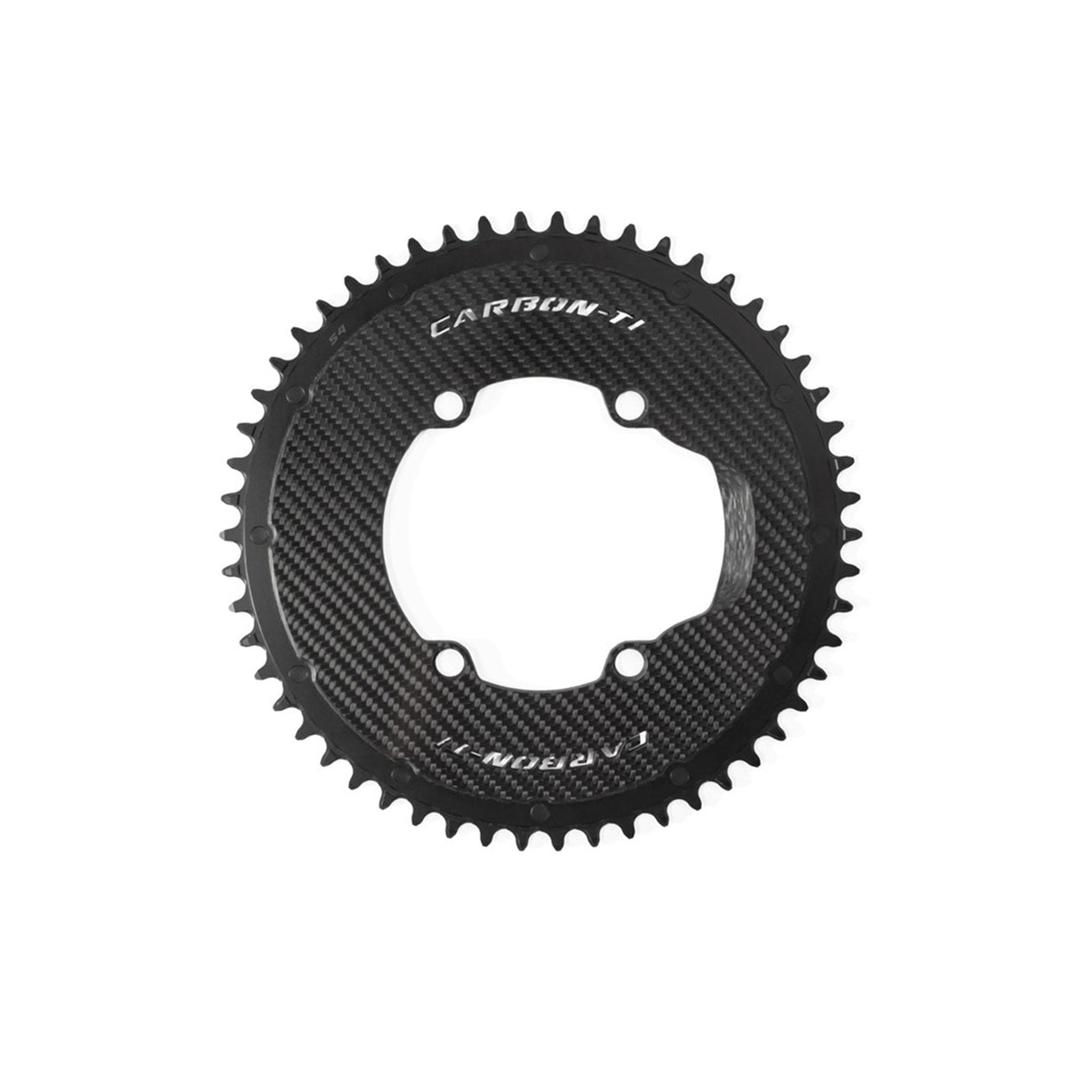 Carbon - Ti X - SingleCarbon Road Chainring 110x4 54t