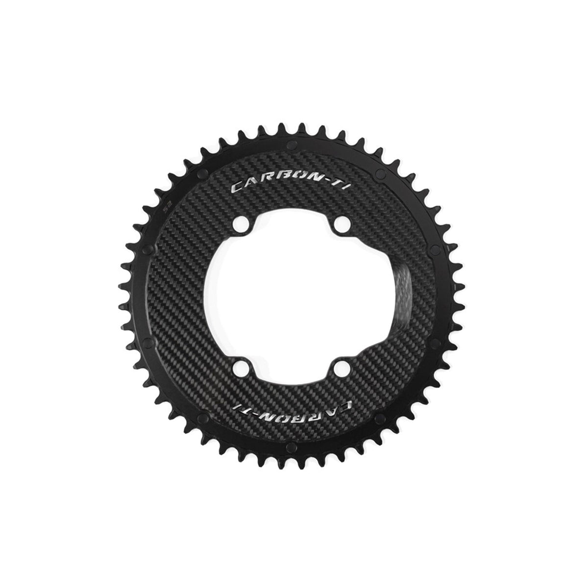 Carbon - Ti X - SingleCarbon Road Chainring 110x4 52t