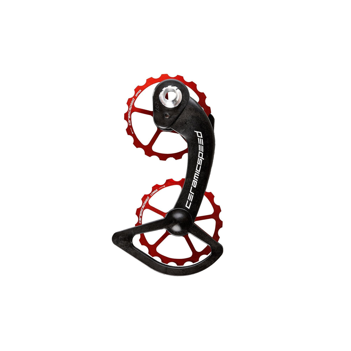 CeramicSpeed Oversized Ceramic Coated Pulley Wheel System - Shimano 11 Speed Red