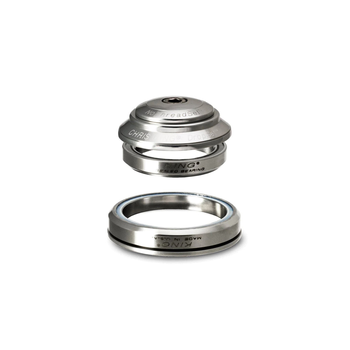 Chris King DropSet 2 Headset, 42/52mm Silver