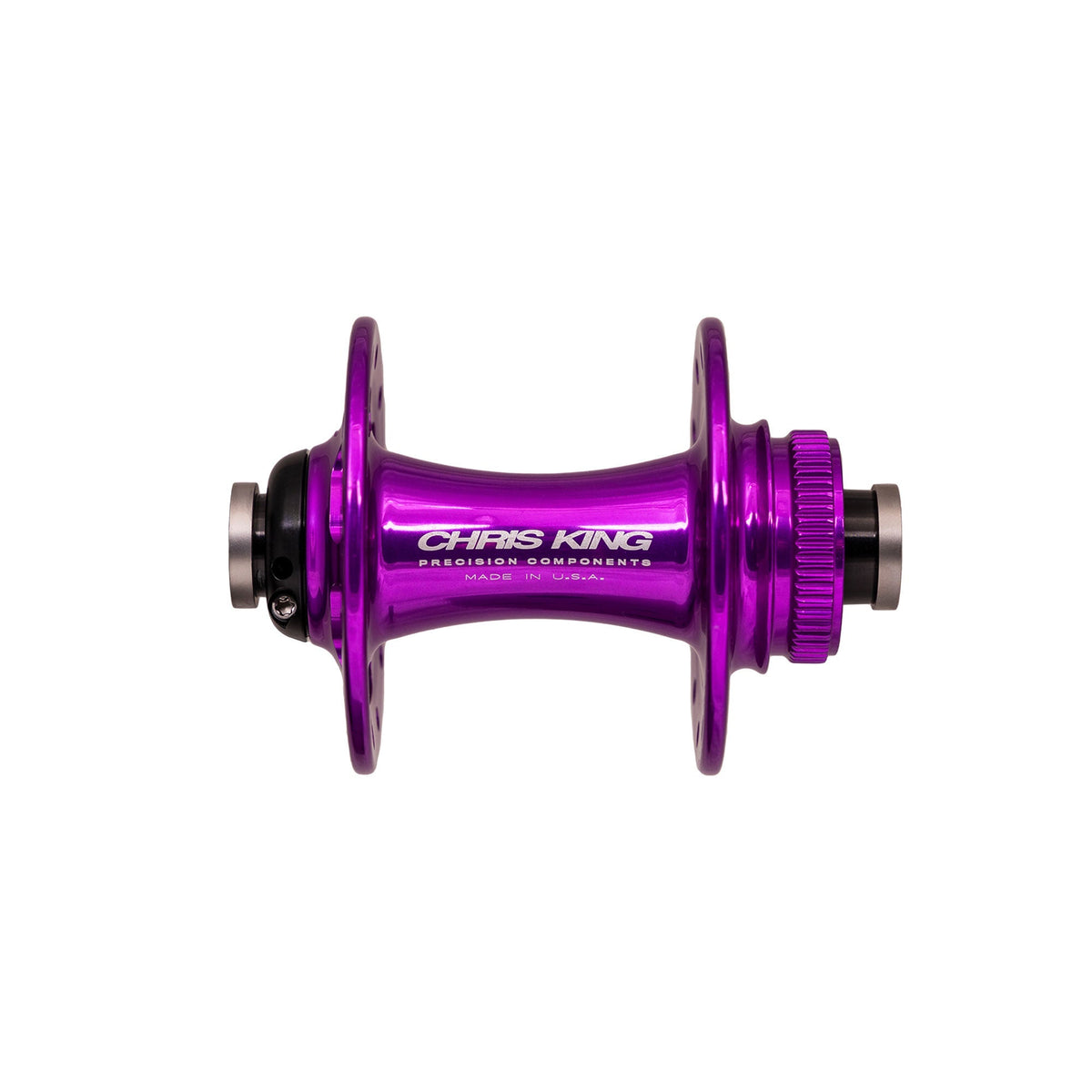 Chris King R45D Centerlock Hub - Front 3D Violet