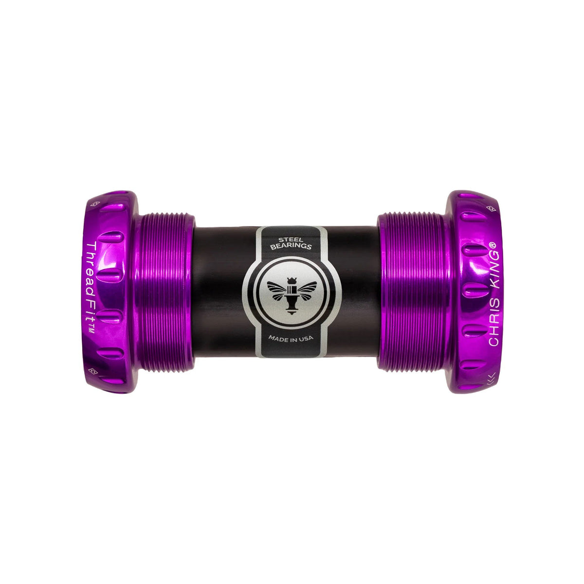 Chris King ThreadFit 24 Bottom Bracket 3D Violet