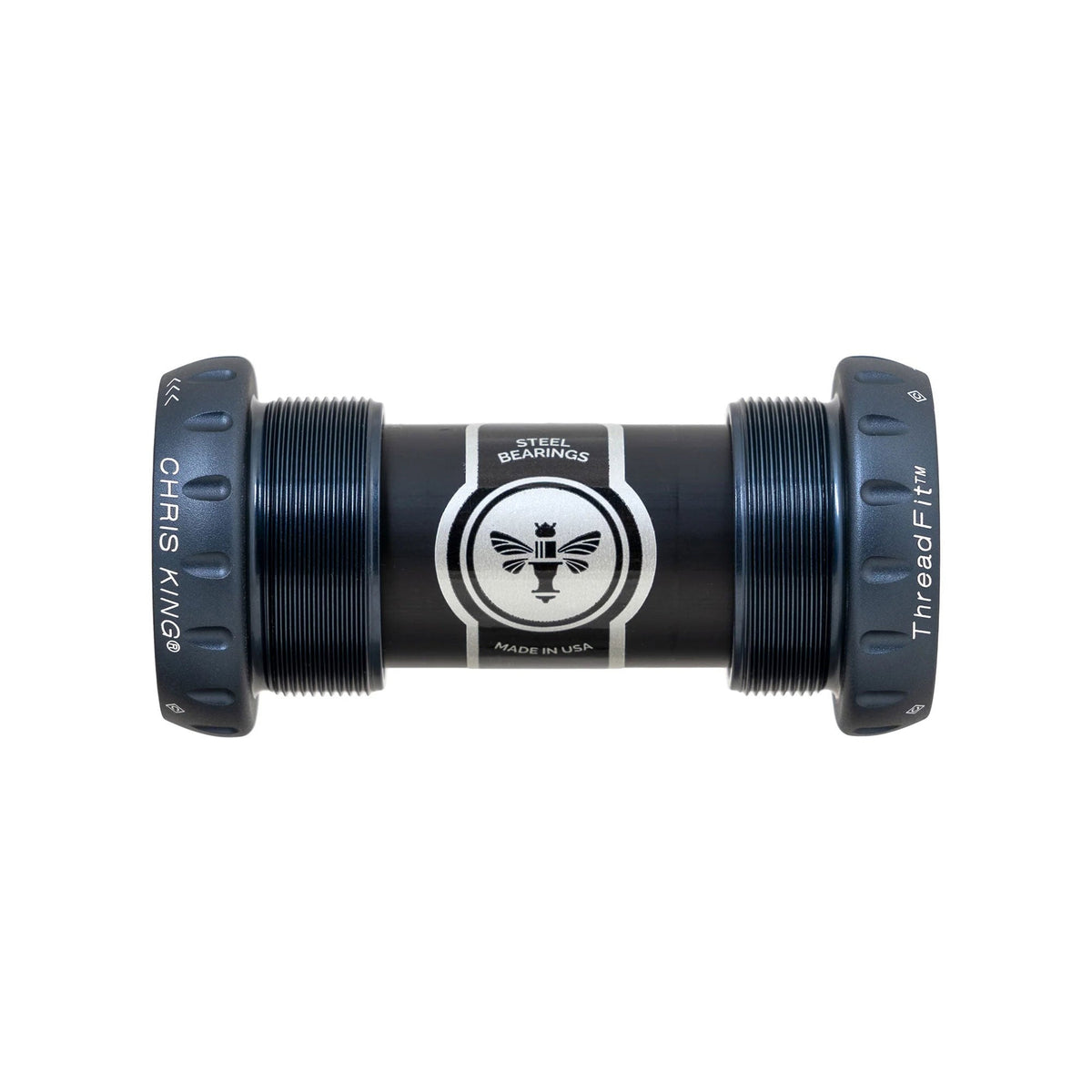 Chris King ThreadFit 24 Bottom Bracket Matte Midnight