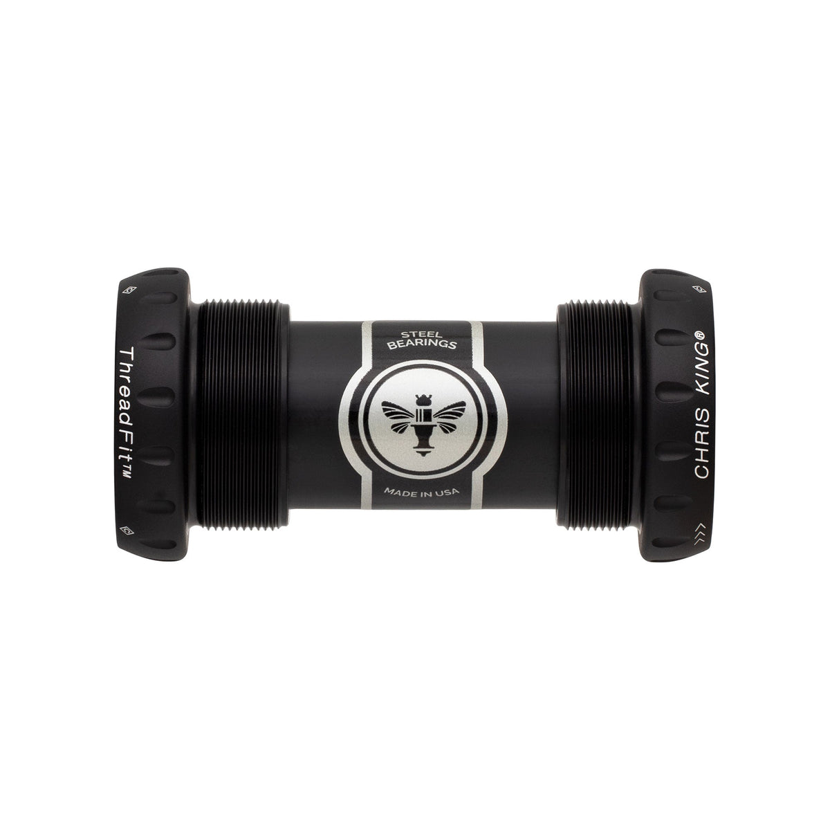 Chris King ThreadFit 24 Bottom Bracket Matte Black