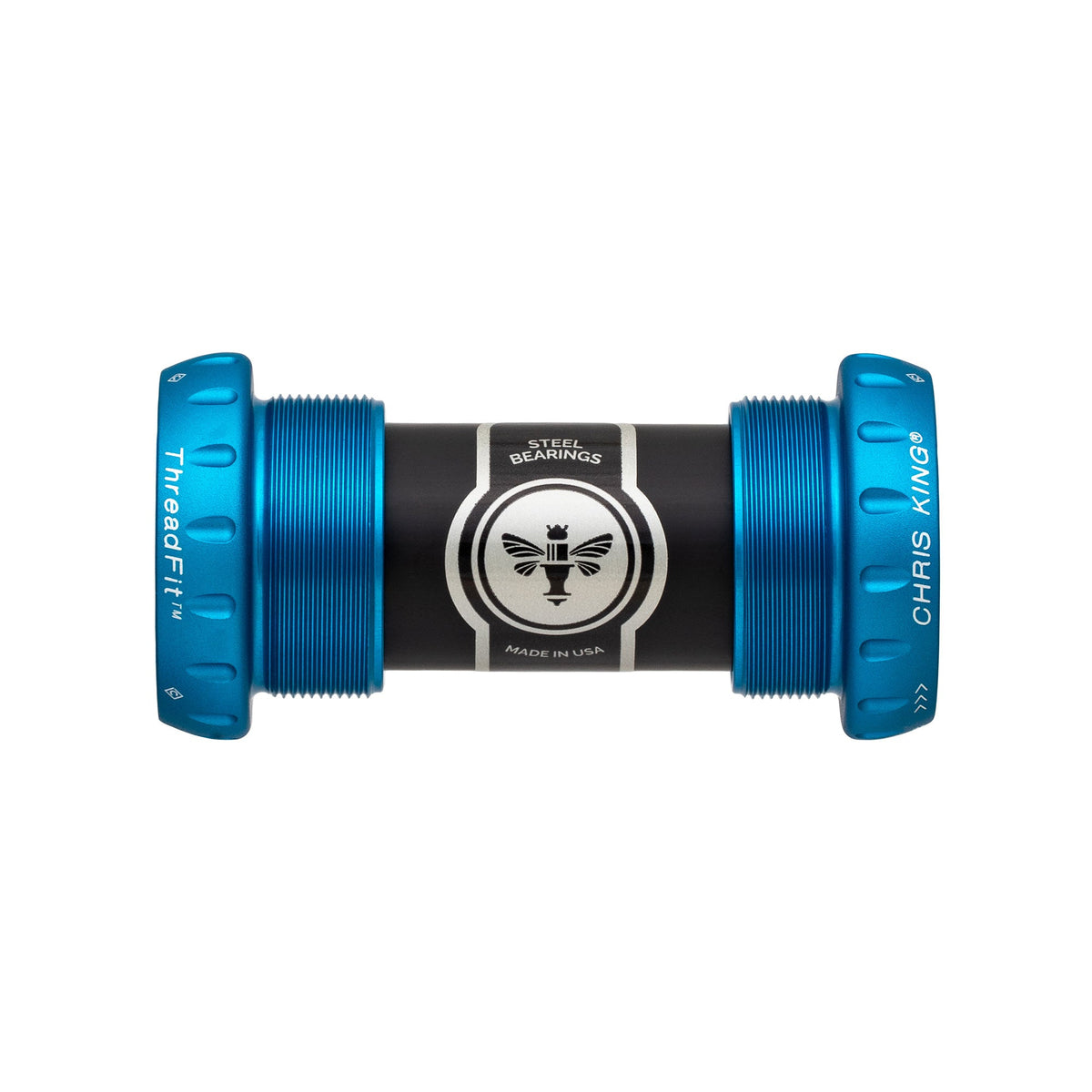 Chris King ThreadFit 24 Ceramic Bottom Bracket Matte Turquoise