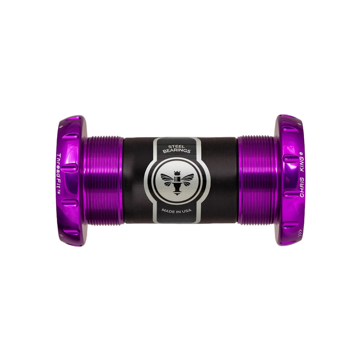 Chris King ThreadFit 30 Bottom Bracket 3D Violet
