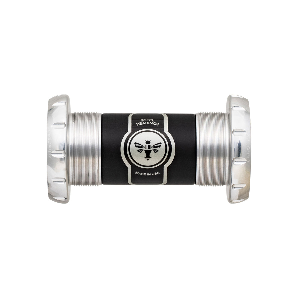 Chris King ThreadFit 30 Ceramic Bottom Bracket Silver