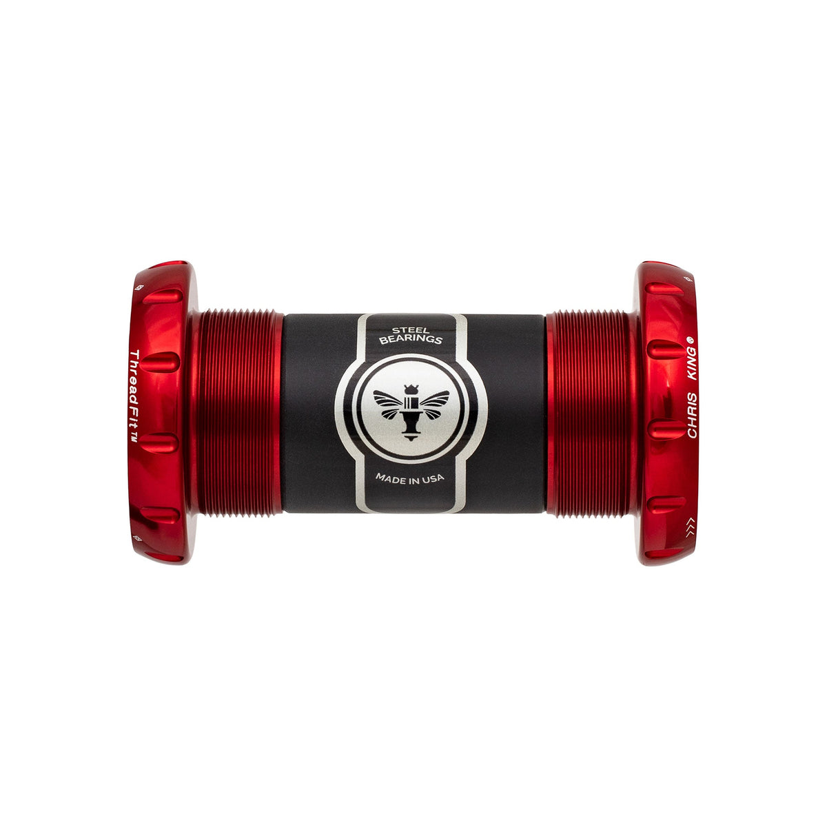 Chris King ThreadFit 30 Ceramic Bottom Bracket Red