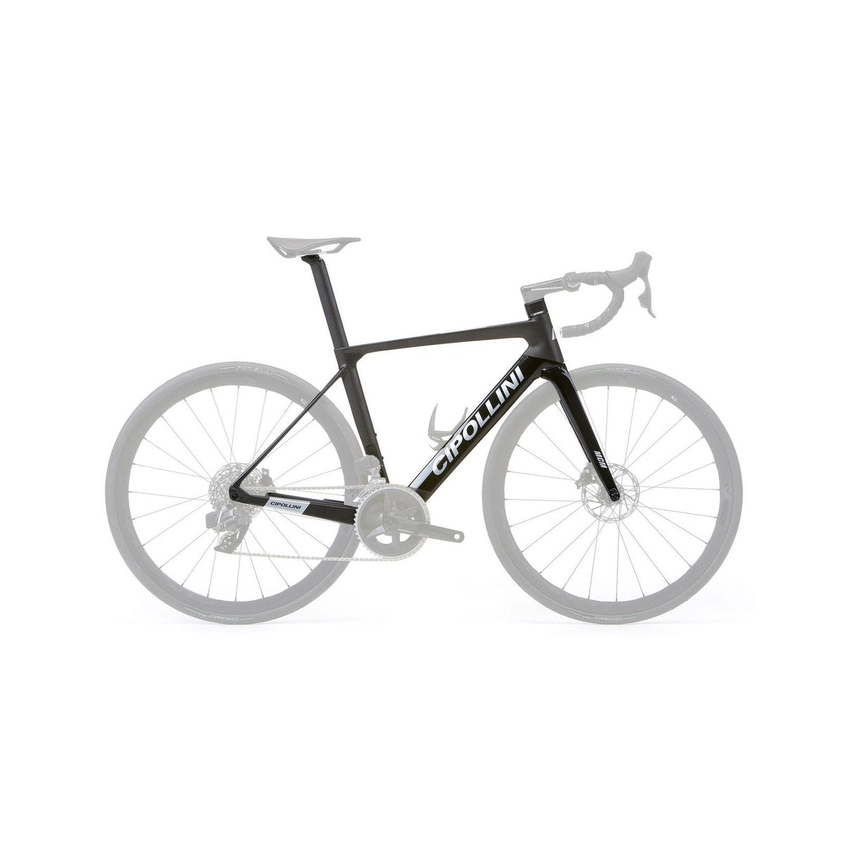 Cipollini MCM Rim Brake Frameset Carbon / Black / Silver Matte