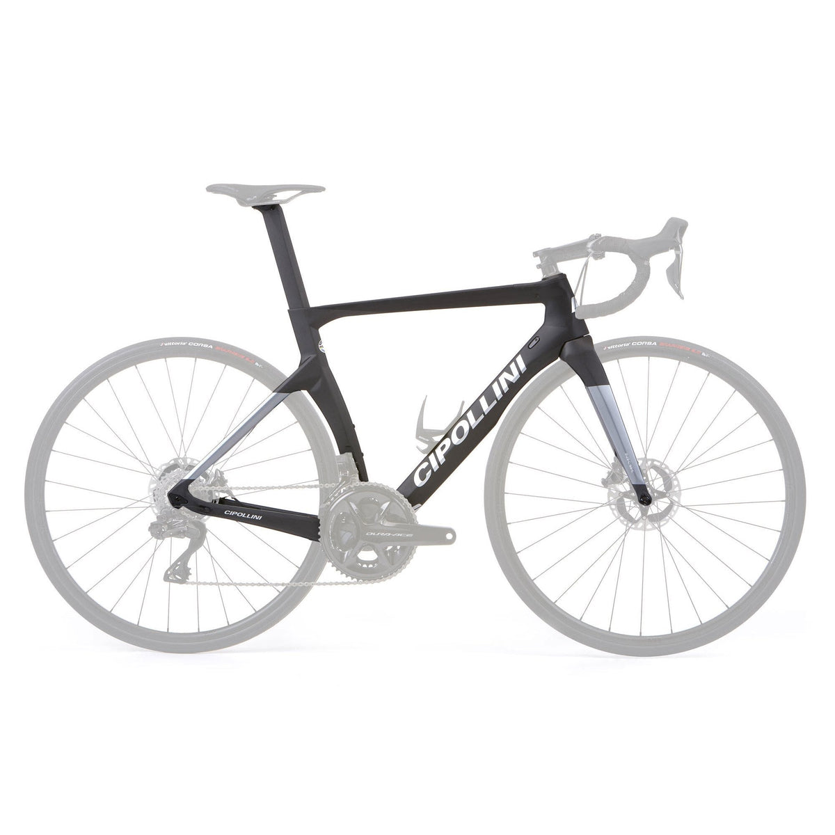 Cipollini NK1K Disc Frameset Silver / Carbon