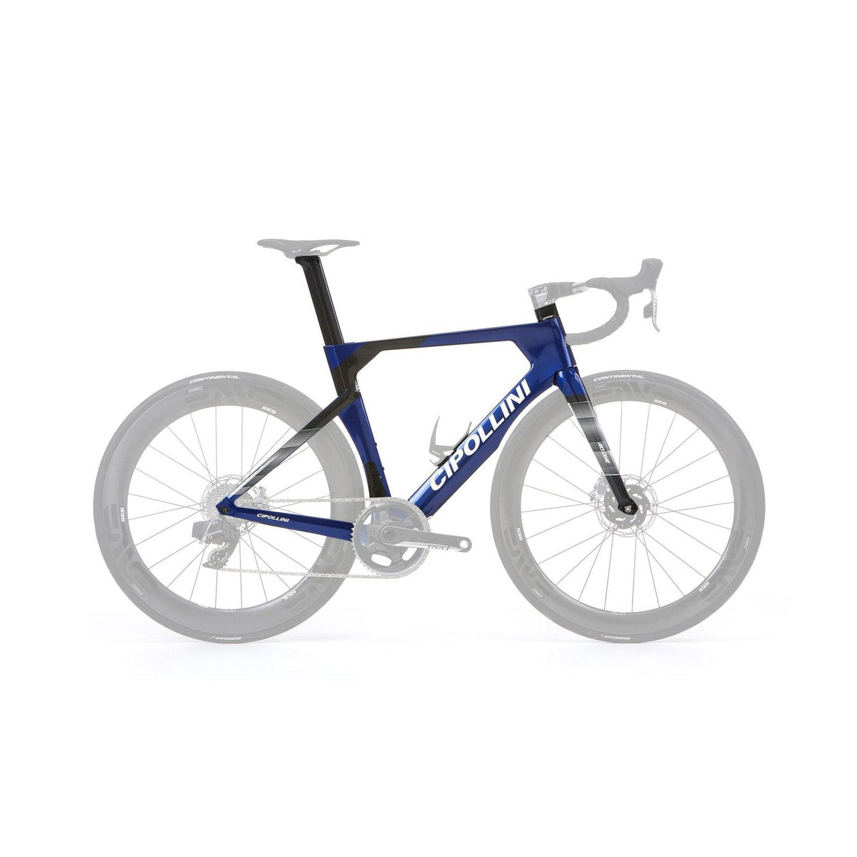 Cipollini RB1K AD.ONE Disc Frameset Cobalt Blue / Carbon / White