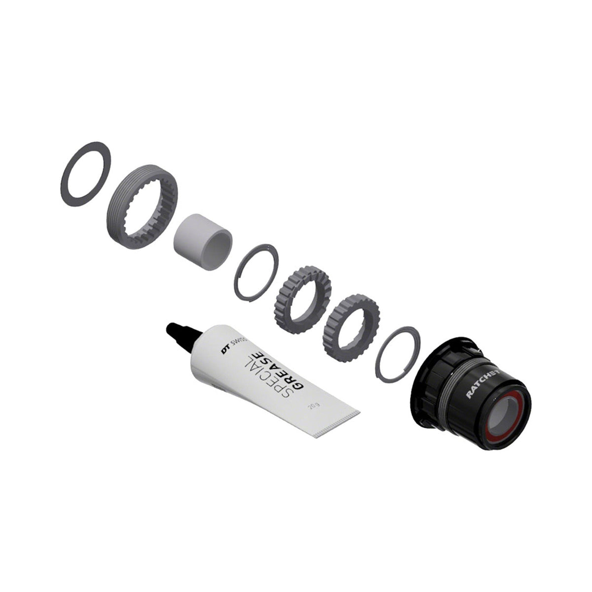 DT Swiss Ratchet LN Freehub Body Upgrade Kit - SRAM XDR No Color