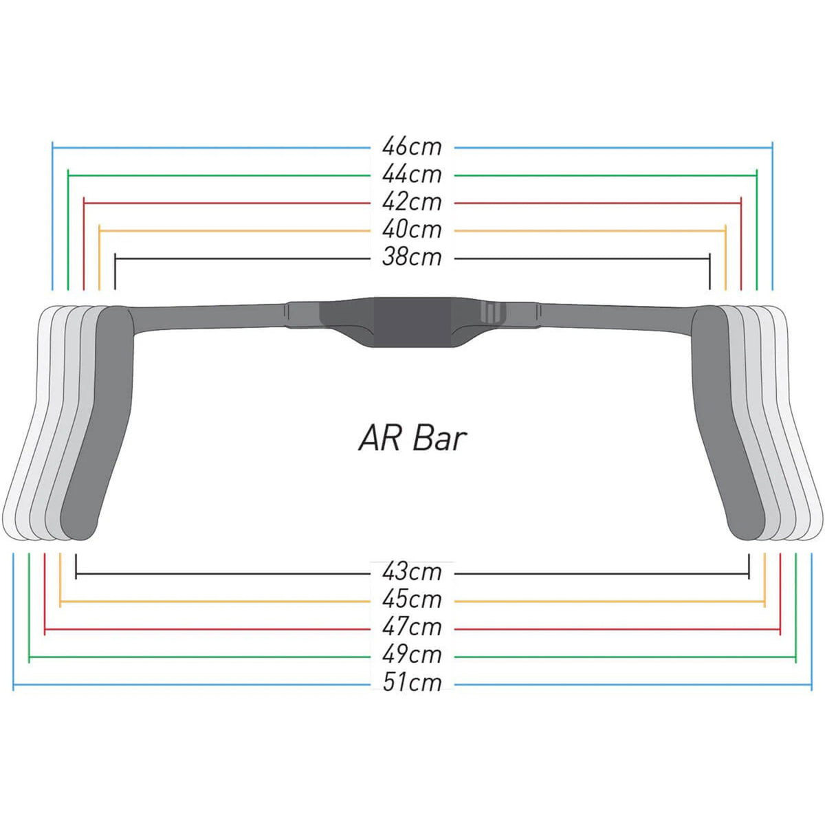 ENVE SES AR Road IN - Route Bar 38cm/43cm