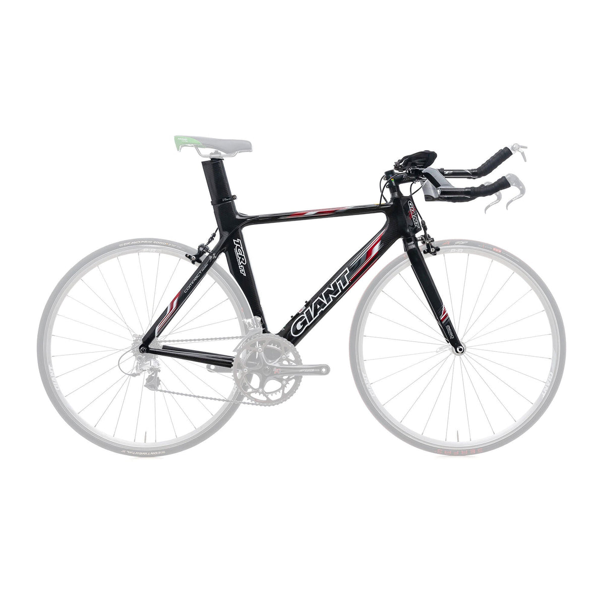 Giant TCR Composite TT Frameset Carbon / Red