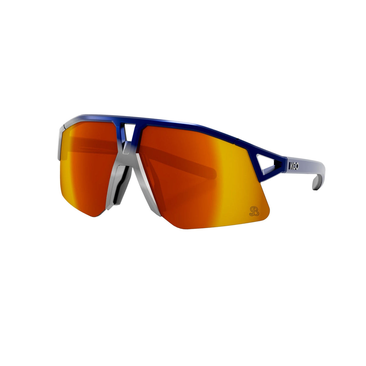 KOO Hype Glasses Red Bull Bora Blue / Silver Red Mirror