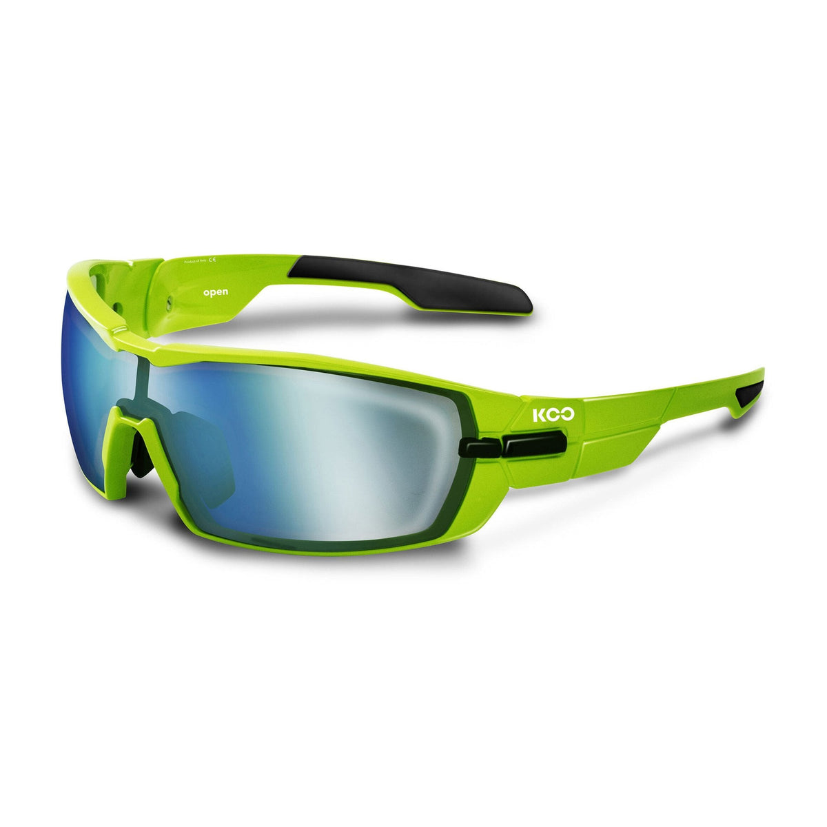 KOO Open Glasses Lime - Super Blue
