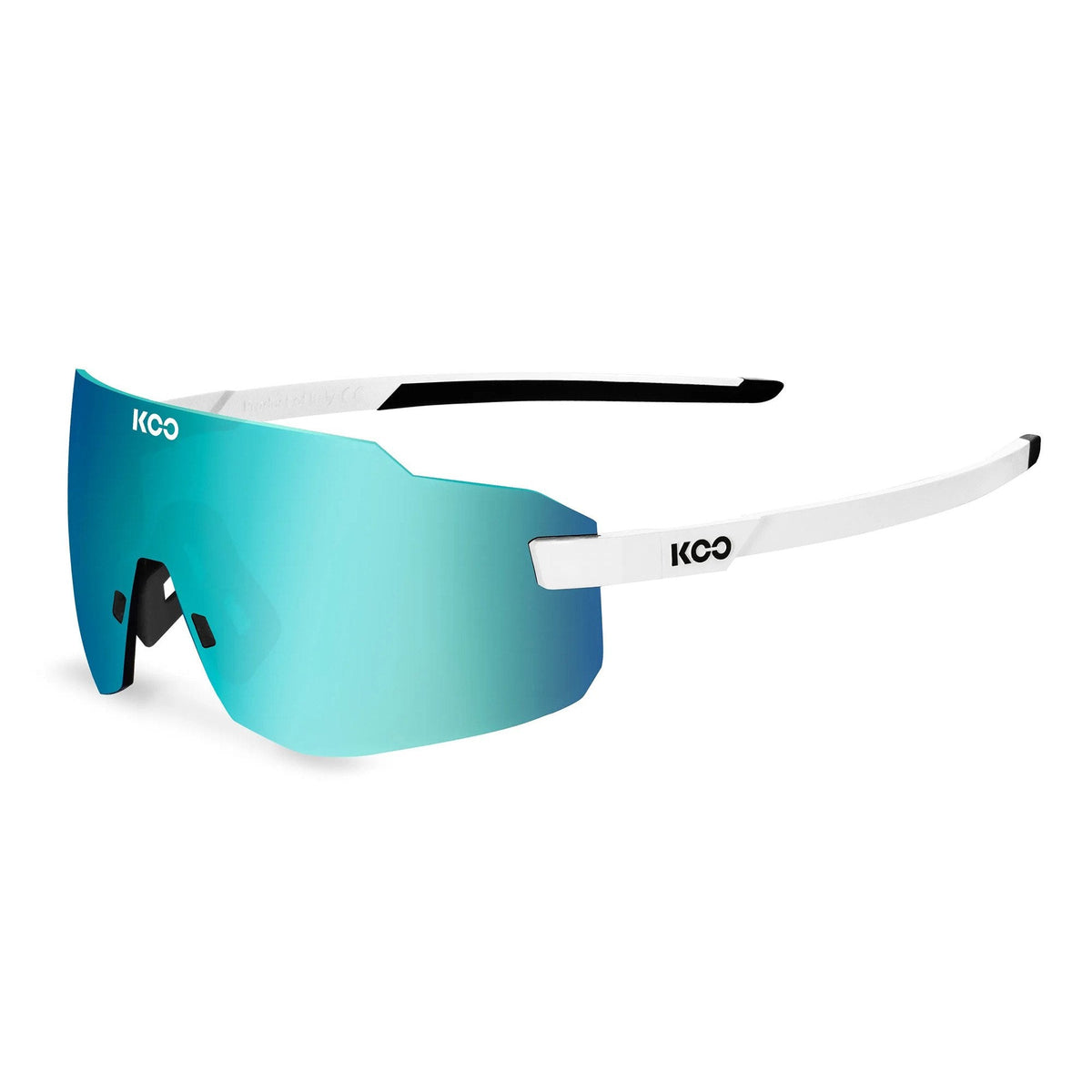 KOO Supernova Glasses White - Turquoise