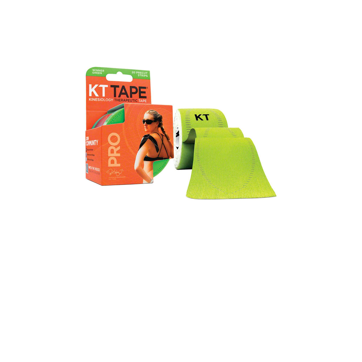 KT Tape Pro Kniesiology Therapeutic Body tape Winner Green