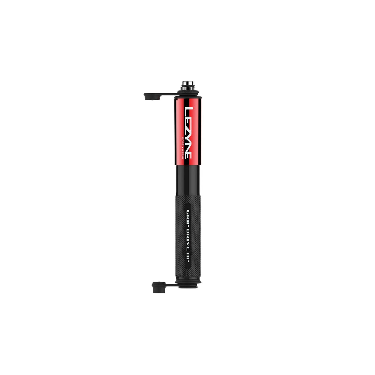 Lezyne Grip Drive HP Hand Pump - Small Red