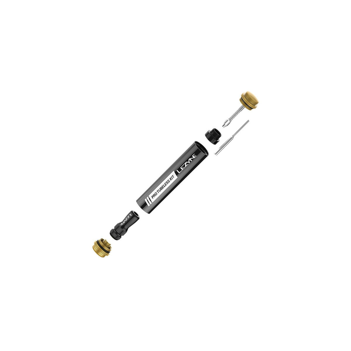 Lezyne Pro Tubeless Kit Loaded Black