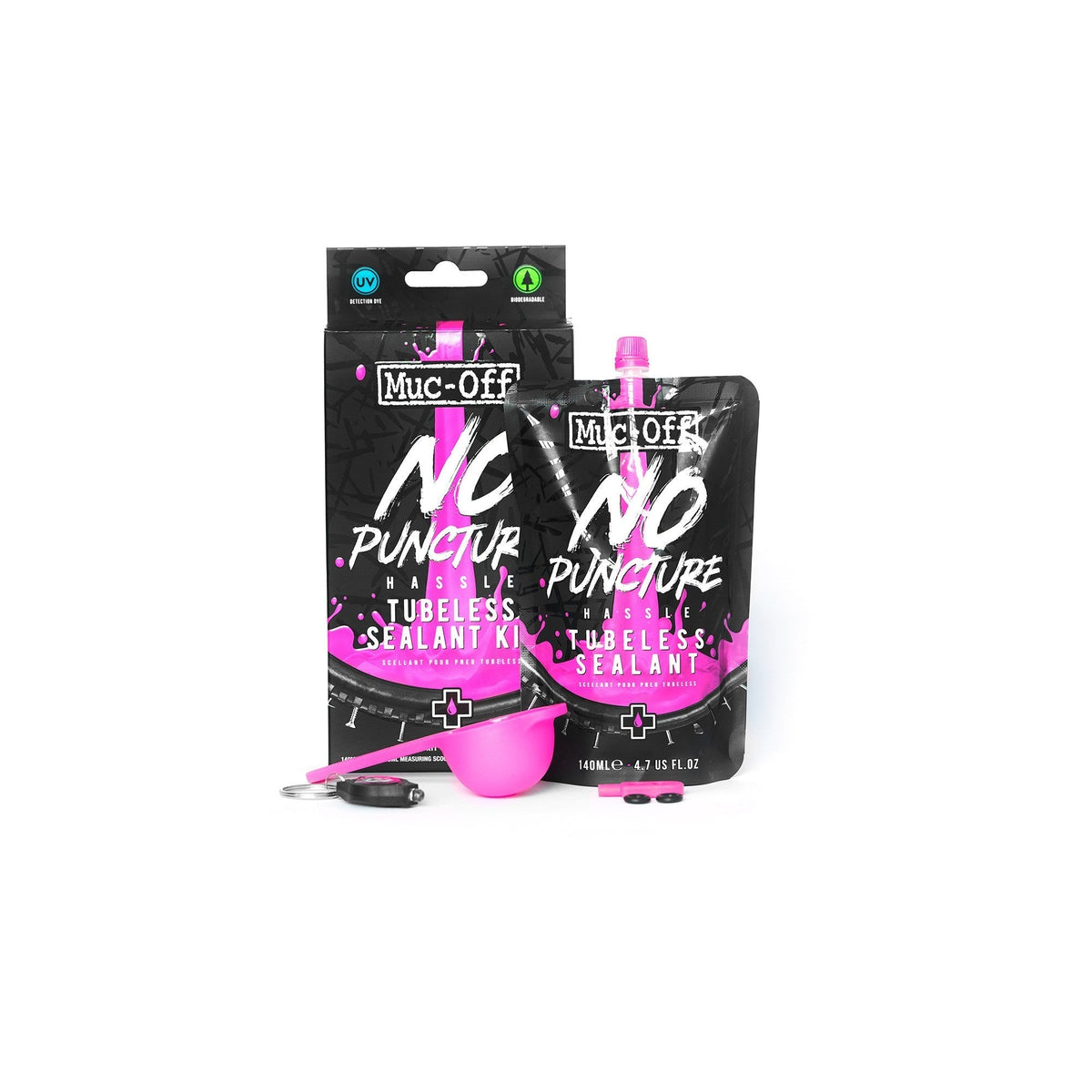 Muc - Off No Puncture Hassle Tyre Sealant - 140ml Kit