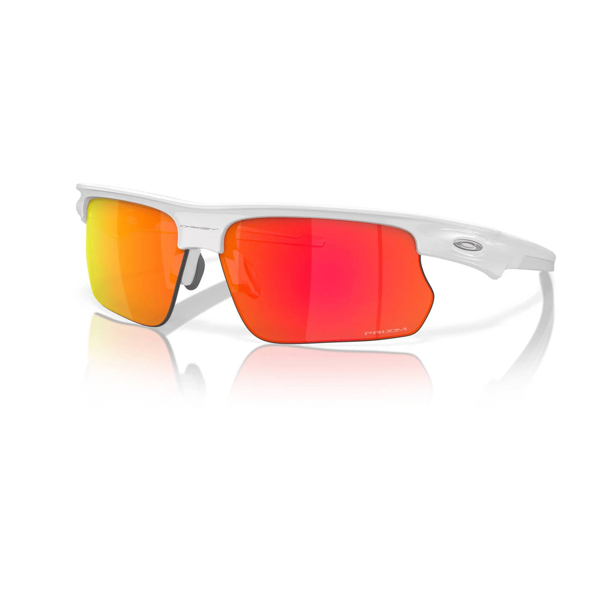 Oakley BiSphaera Glasses Polished White / PRIZM Ruby