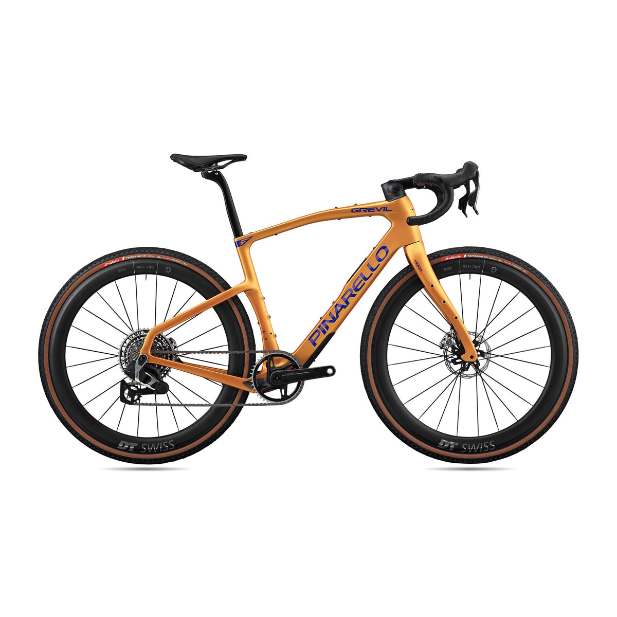 Pinarello Grevil F9 Red AXS Bike Atlas Sun Matt