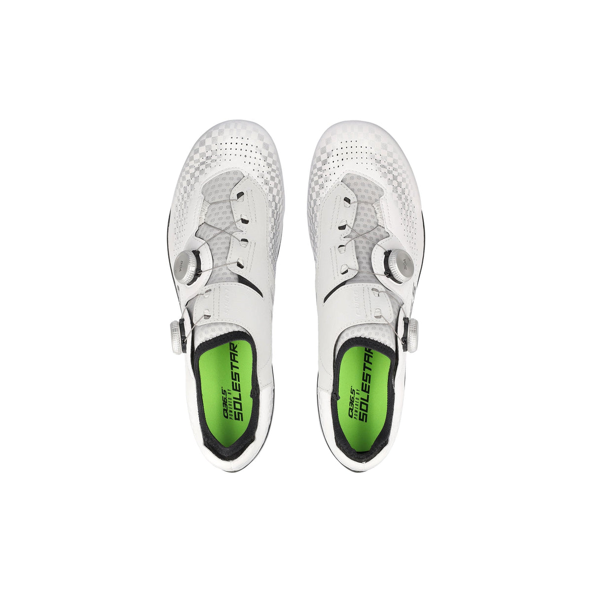 Q36.5 Unique Pro Road Shoe - 4 - Hole Check White
