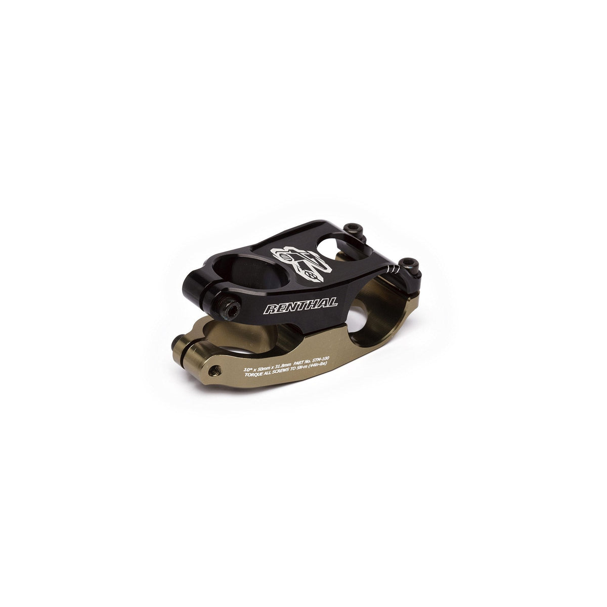 Renthal Duo Stem Black/AluGold