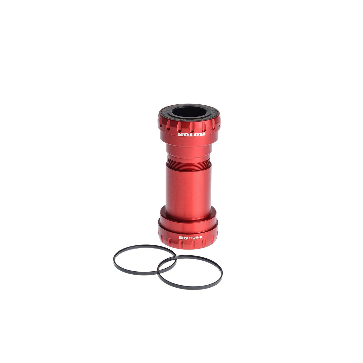 Rotor 4224 BB30 MTB to 24mm Ceramic Bottom Bracket Red