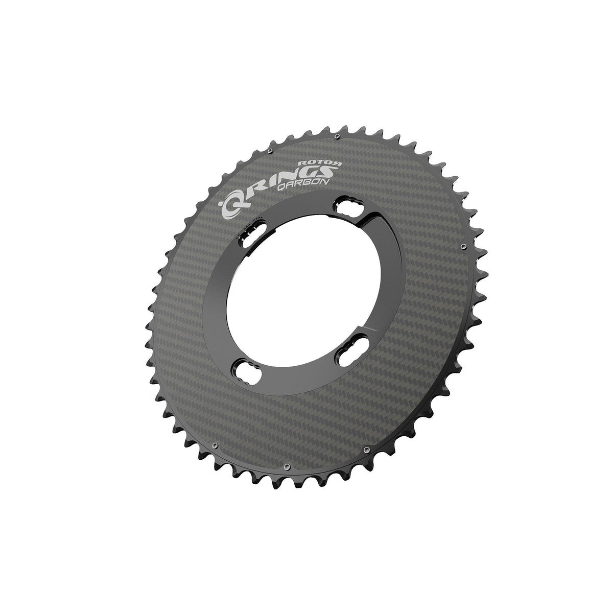 Rotor Q - Rings QCarbon 4bcd Outer Chainring - for Shimano 4bcd