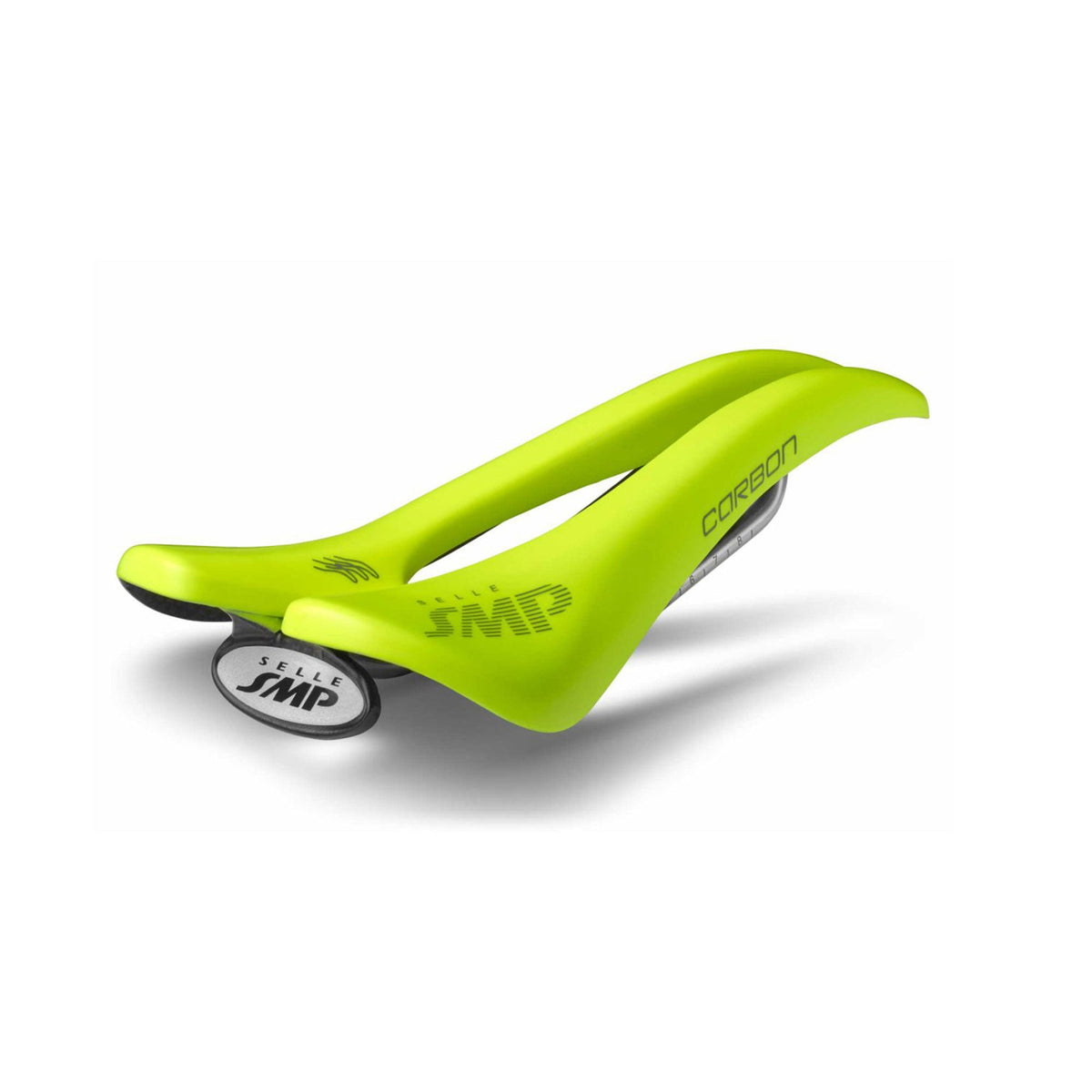 Selle SMP Carbon Saddle Yellow Fluo