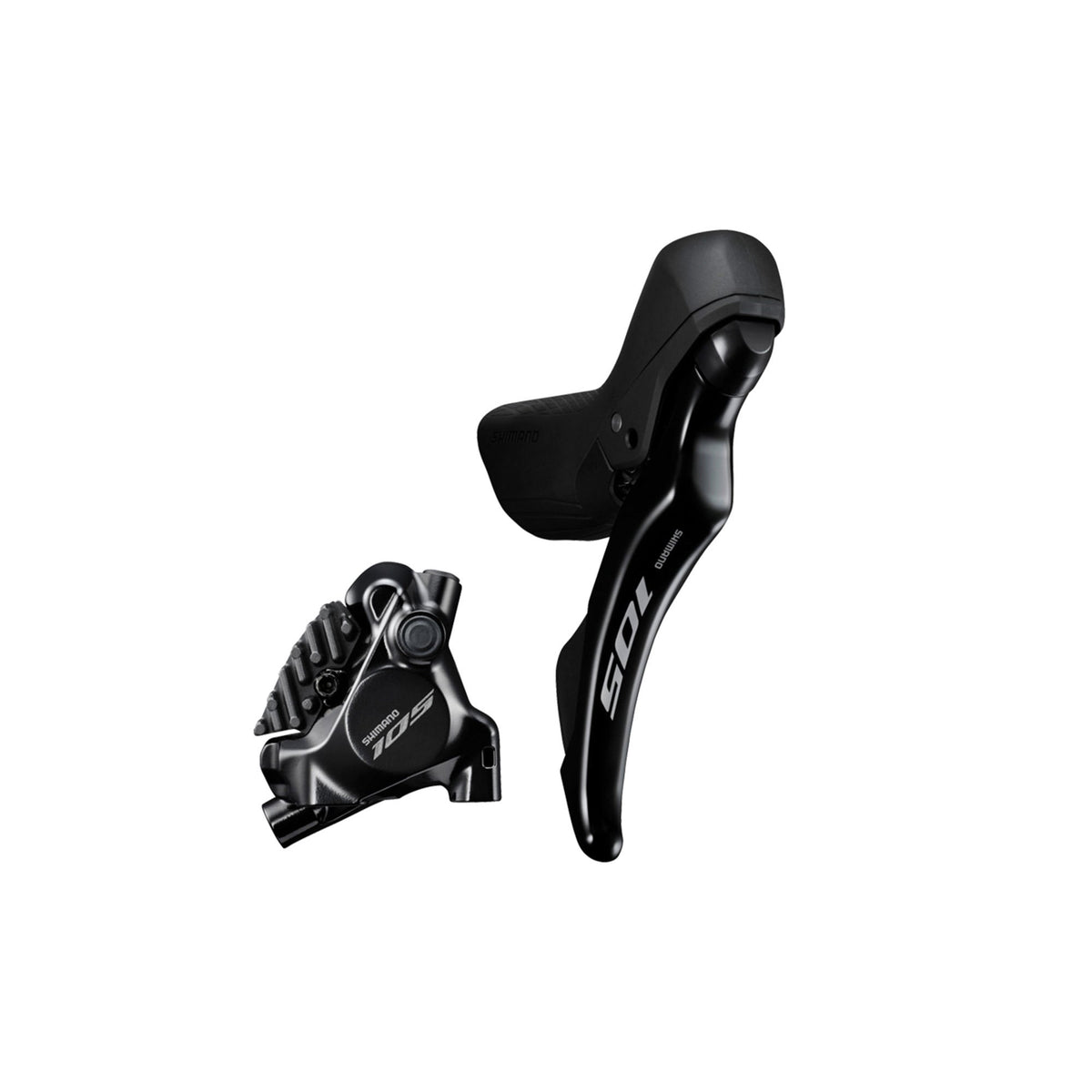 Shimano 105 R7120/R7170 Shift Lever and Brake Set Black