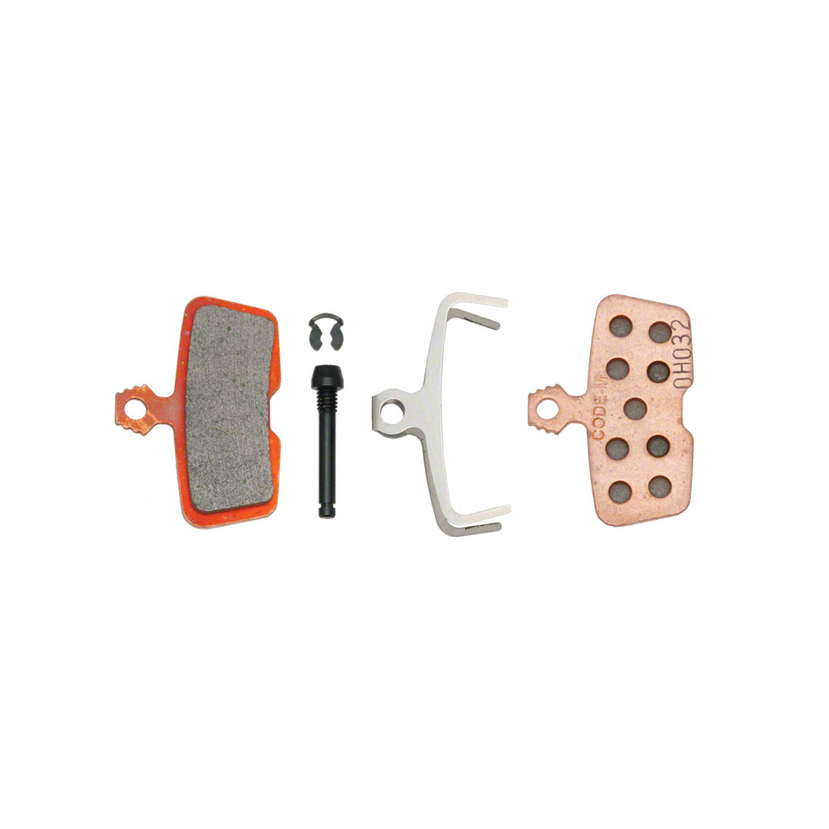 SRAM Disc Brake Pads - Sintered Compound, Steel Backed, Powerful, For Code 2011+ and Guide RE