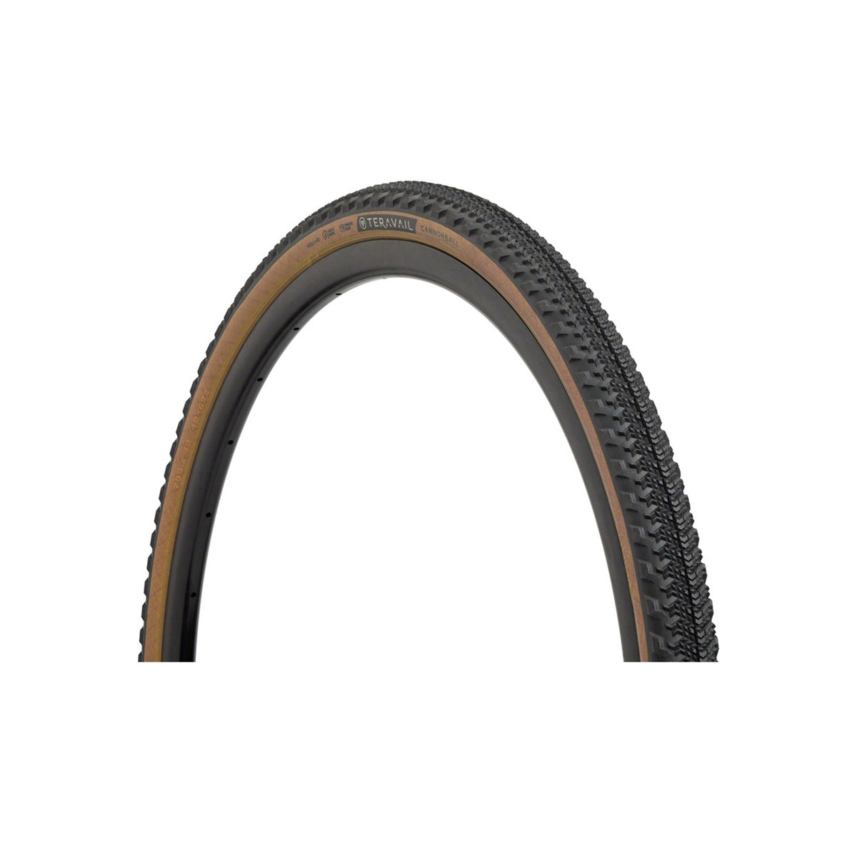 Teravail Cannonball Tubeless Durable Fast Compound Tire Black / Tan