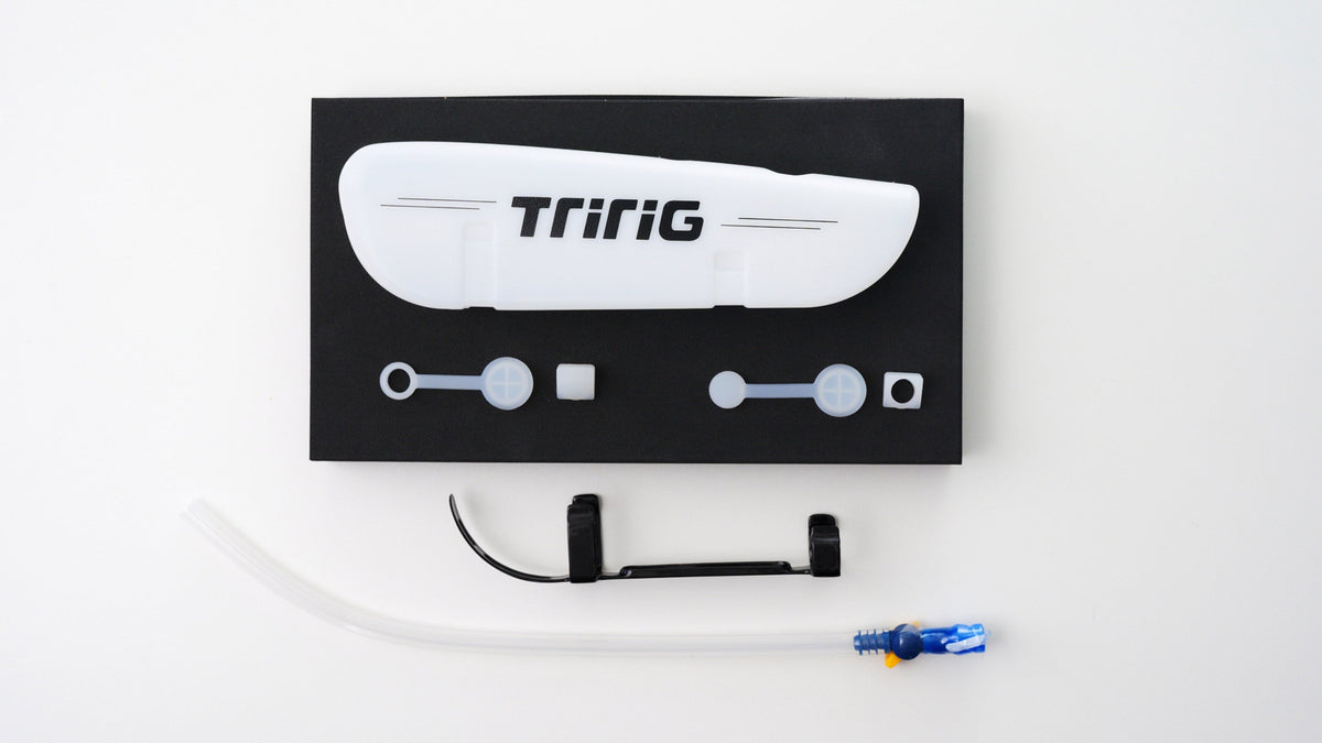 TriRig Hydra Carbon Aero Bottle Black (Complete)