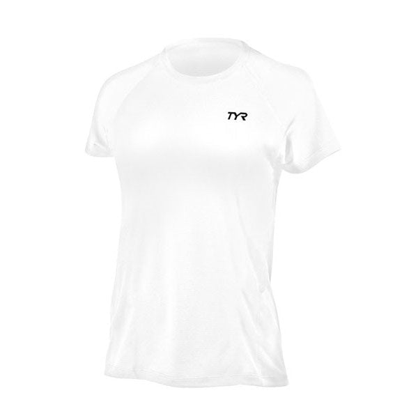 TYR Carbon Running Shirt White / Black
